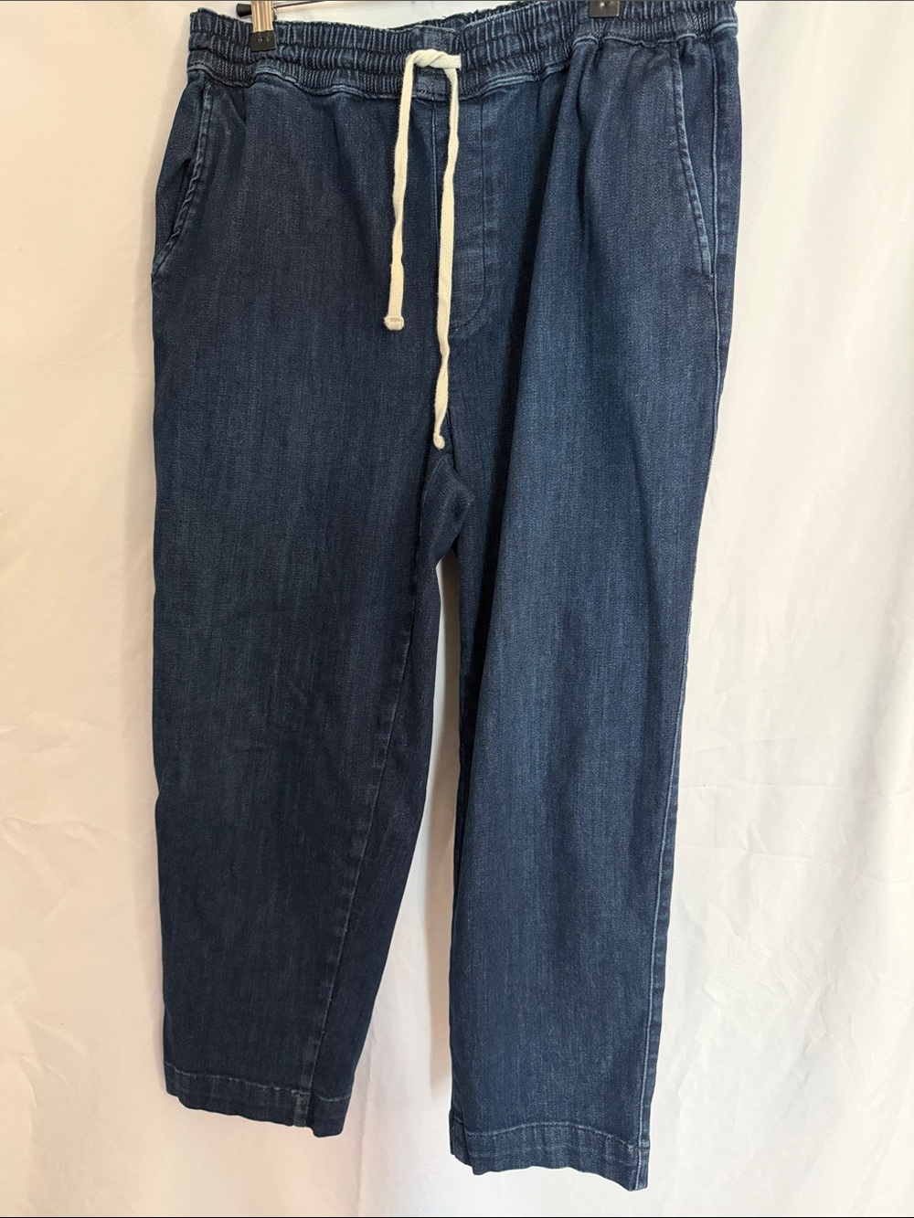 Free Assembly pull on jeans dark denim